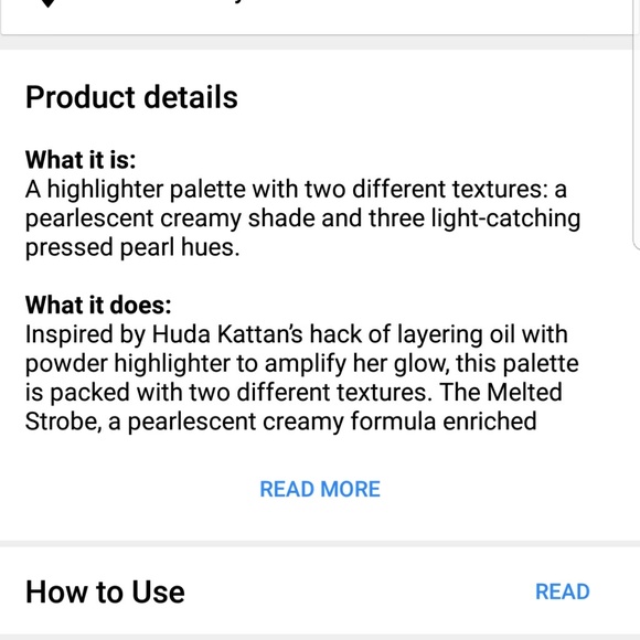 SOLD! Huda Beauty 3D highlighter palette - Picture 7 of 7